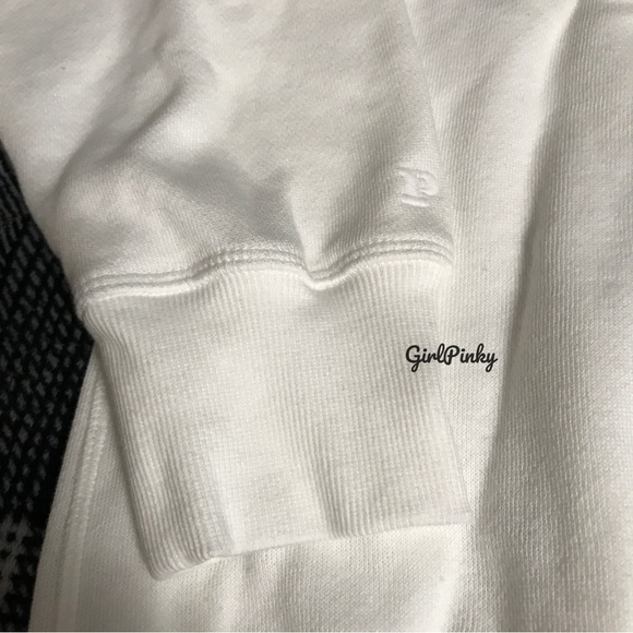 VS PINK BLING HALLOWEEN SWEATSHIRT WHITE & BLACK SKELETON RHINESTONE XS-XXL - Picture 7 of 8